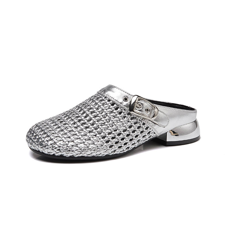 VAEL Rubber Sole Abrasion Resistant Slip Resistant Abrasion Resistant Slip Resistant Closed Toe Slippers Women's