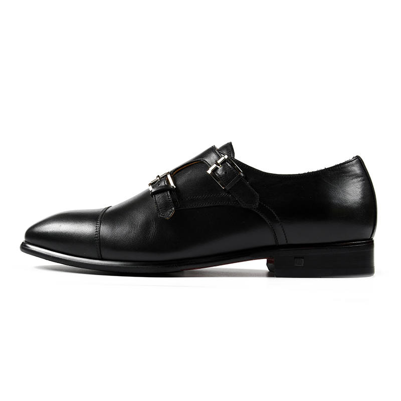 Raidy Boer Cow Leather Casual Shoes Men's Black