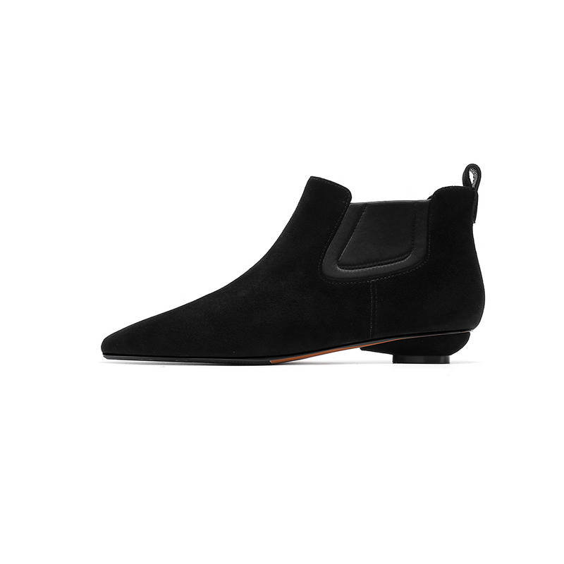 HARSON HARSON Ankle Boots Women's Black/Burnt Tea Green