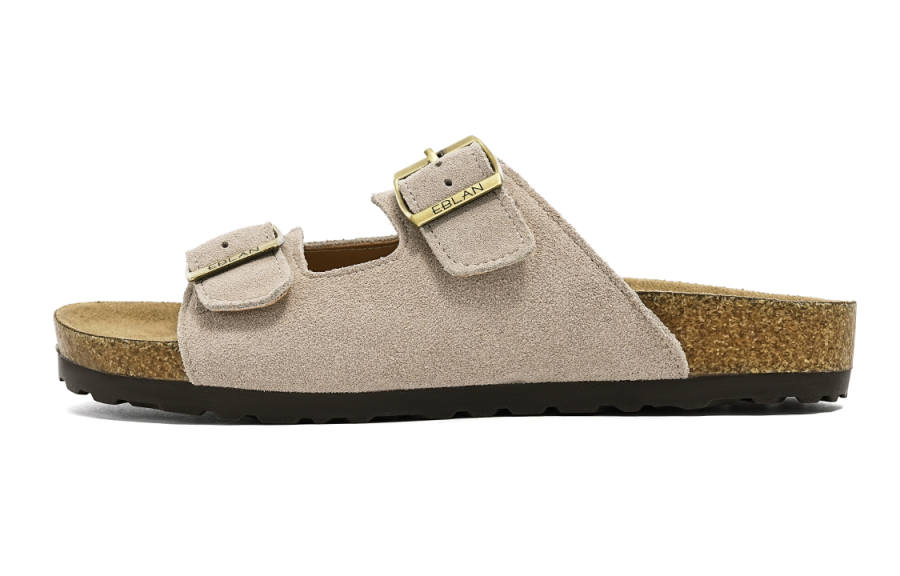 EBLAN EBLAN Slide Slippers Women's Ecru