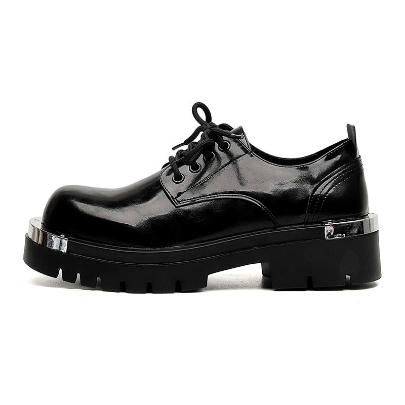 LUOMAIKE Microfiber Leather Casual Shoes Men's Black