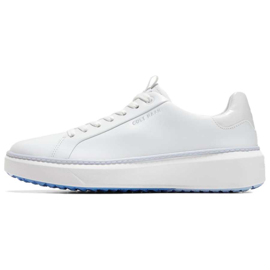 COLE HAAN Cow Leather Vintage Low top Skateboard Shoes Women's White