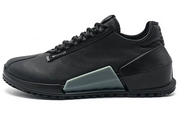 Ecco Striding 2.0 Series Leather Fashion Cushioning Slip Resistant Abrasion Resistant Breathable Low top