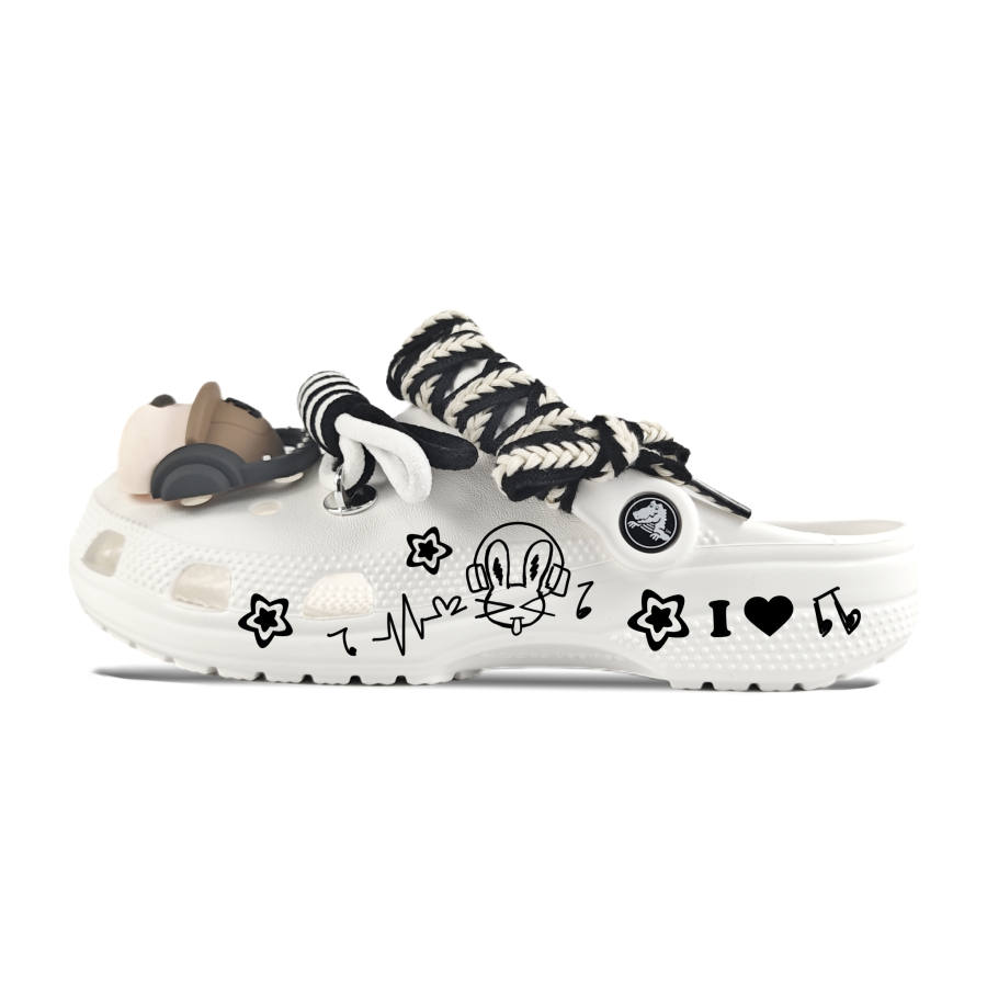 Crocs Crocs Crush Clog EVA Clogs Unisex White