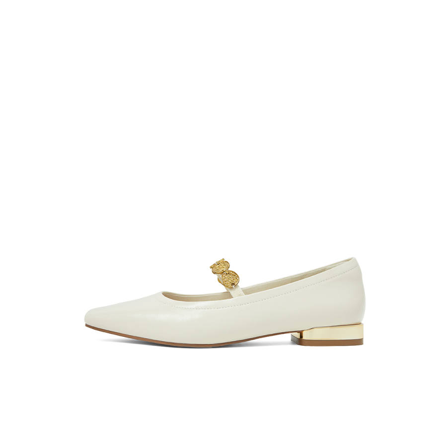 COMELY Mary Jane Shoes Women's Brown/White/Black/Jasper
