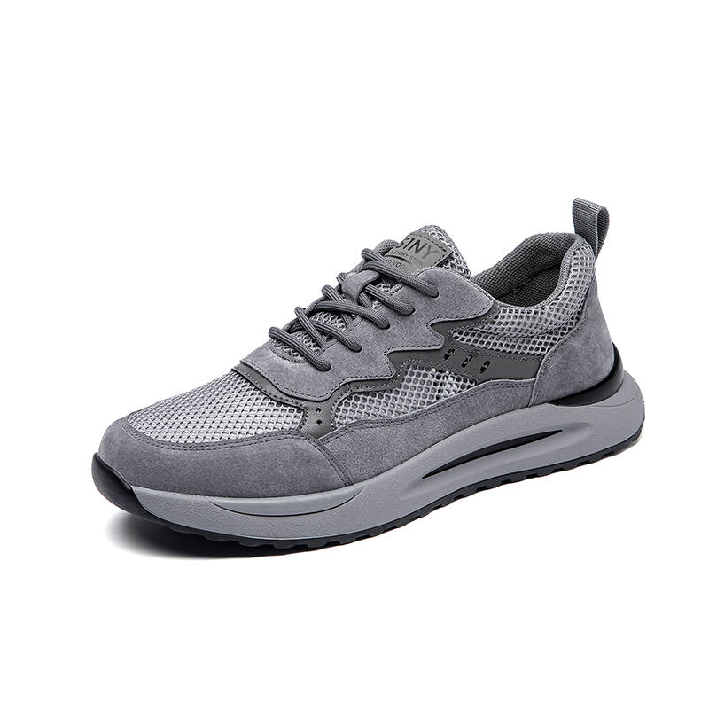 JOSINY Casual Shoes Men's Low Top Gray