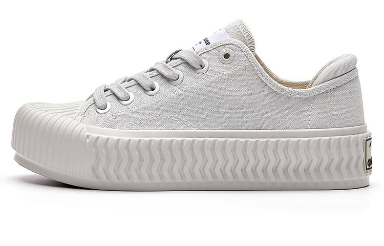 Excelsior Light Food PLUS Cookie Shoes Slip Resistant, Abrasion Resistant, Waterproof Low top Canvas Shoes Unisex Gray
