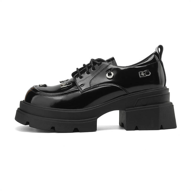 DAPHNE DAPHNE Cow Split Leather Casual Shoes 6.5cm Women's