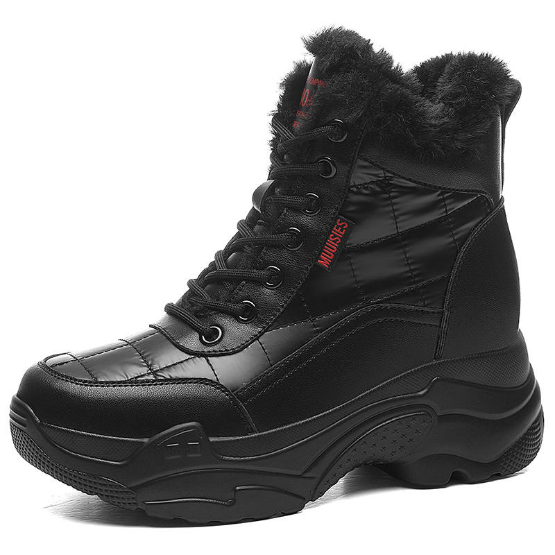JINSITU Thermal Abrasion Resistant Height Increasing Slip Resistant Thickened And Fleece Lined Fashion Versatile Short