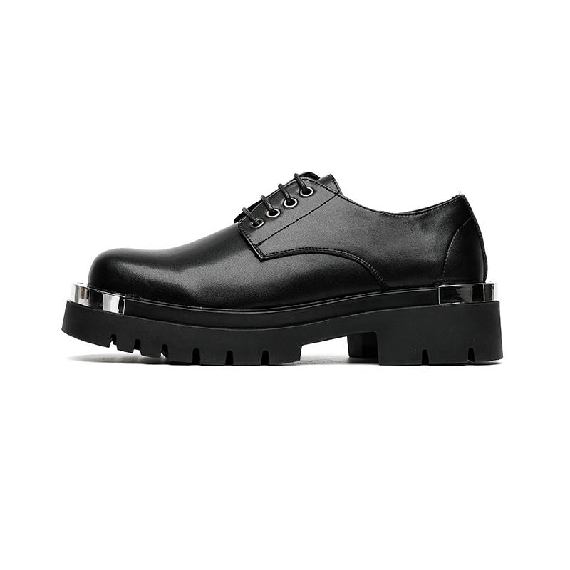 LUOMAIKE Microfiber Leather Casual Shoes Men's Black