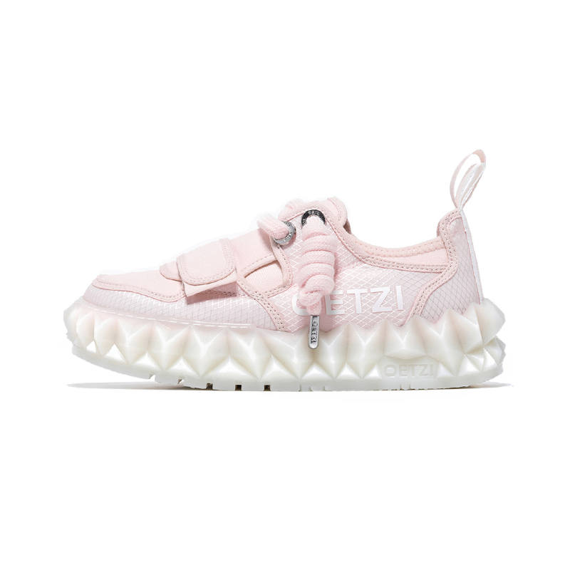 OETZI Fabric Stylish Skateboarding Shoes Women's Pink