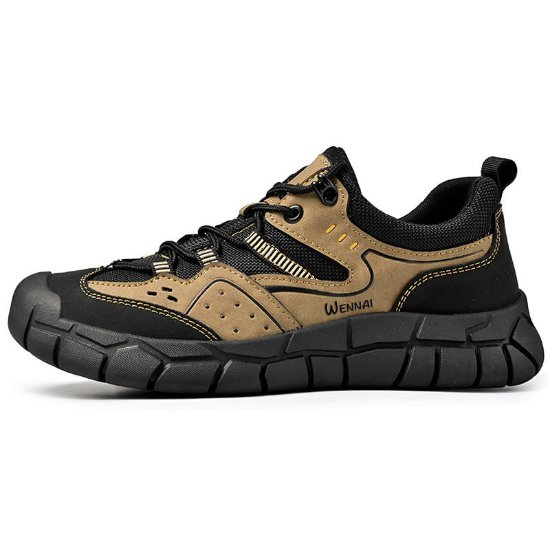 WENNAI Low top Casual Shoes Men's Khaki
