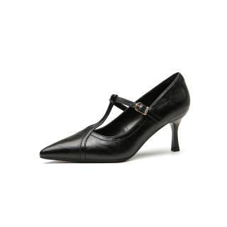 ZUOMILUO Microfiber Leather Slim Heel High Heels Women's
