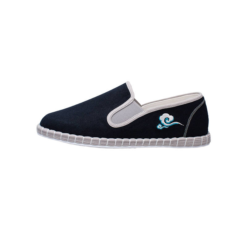 BIANFUMAO Breathable Low top Canvas Shoes Men's Dark Blue