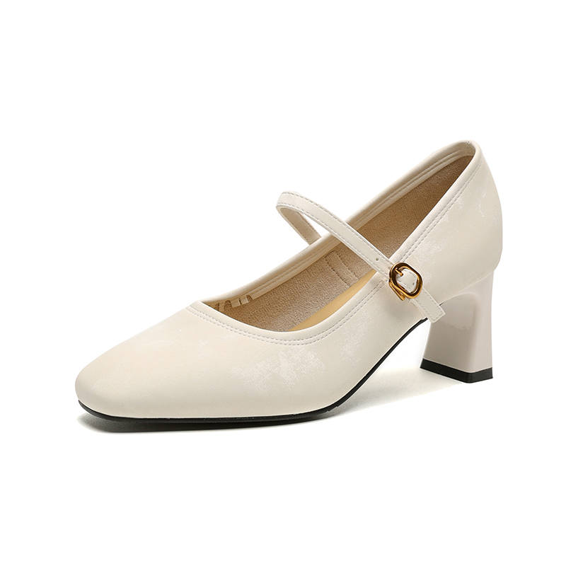 ZUOMILUO Chunky Heel Mary Jane Shoes 4.5cm Women's