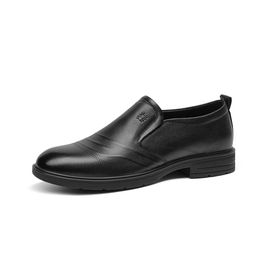 Spider King Cow Leather Casual Shoes Men's Black