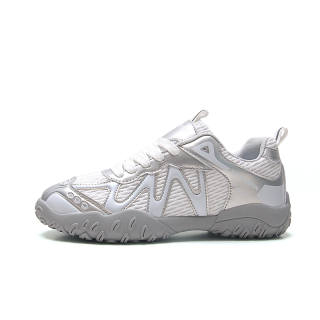 STUR YSN Mesh, Synthetic Leather Abrasion Resistant Abrasion Resistant Low top Casual Shoes Women's Silver