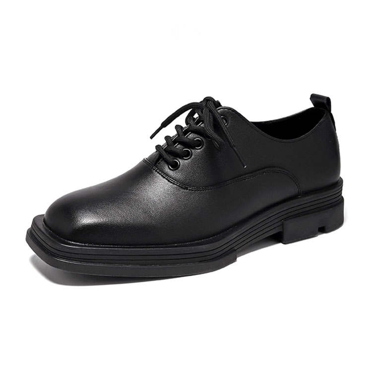 KAQIAODI Microfiber Leather Casual Shoes Men's Black
