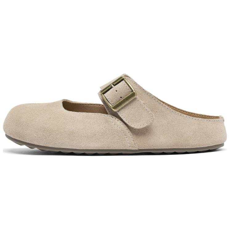 AGSDON PVC Polyvinyl Chloride Slip Resistant Abrasion Resistant Quiet Closed Toe Slippers Women's