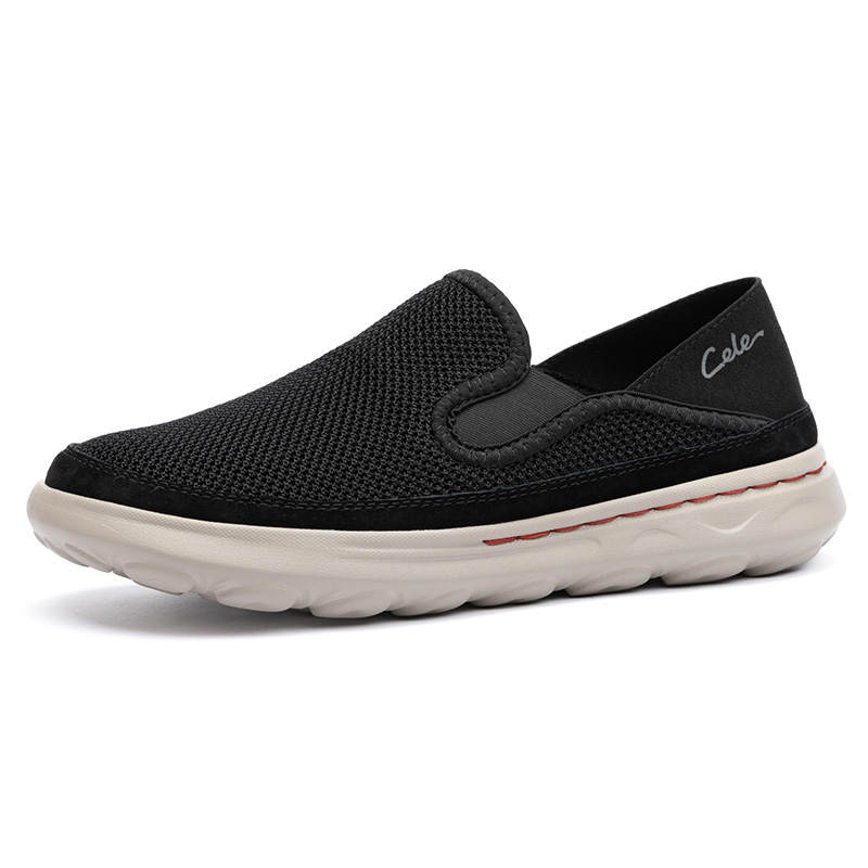CELE Men's Casual Shoes Men's Low Top Black, Gray, Beige