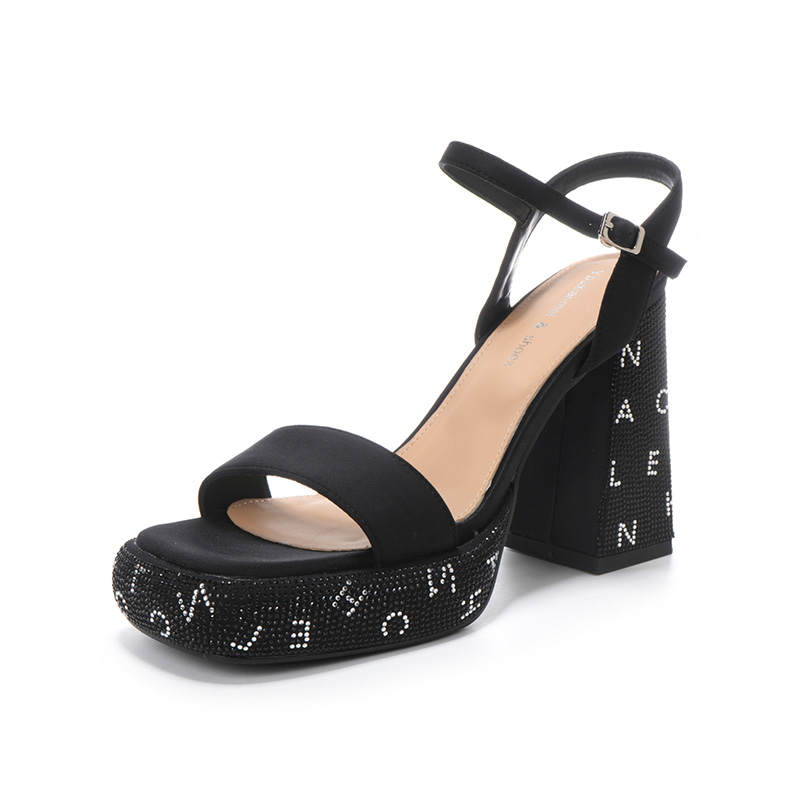 QITUMAUL One Strap Sandals Women's