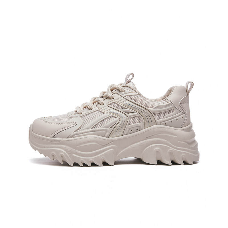 GONGNIUMEILI Pu Low top Chunky Sneakers Women's