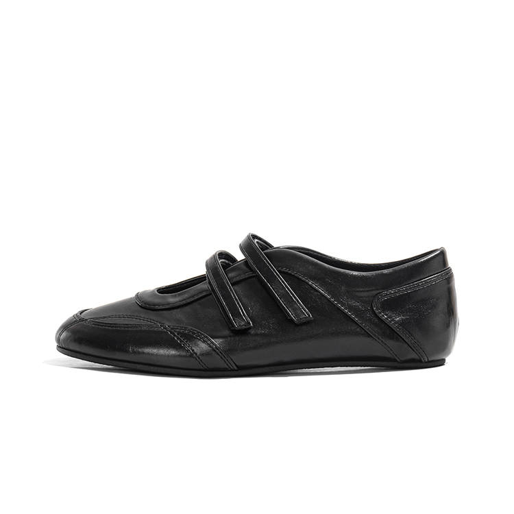 LAOMIAO Cow Leather Mary Jane Shoes Women's Black
