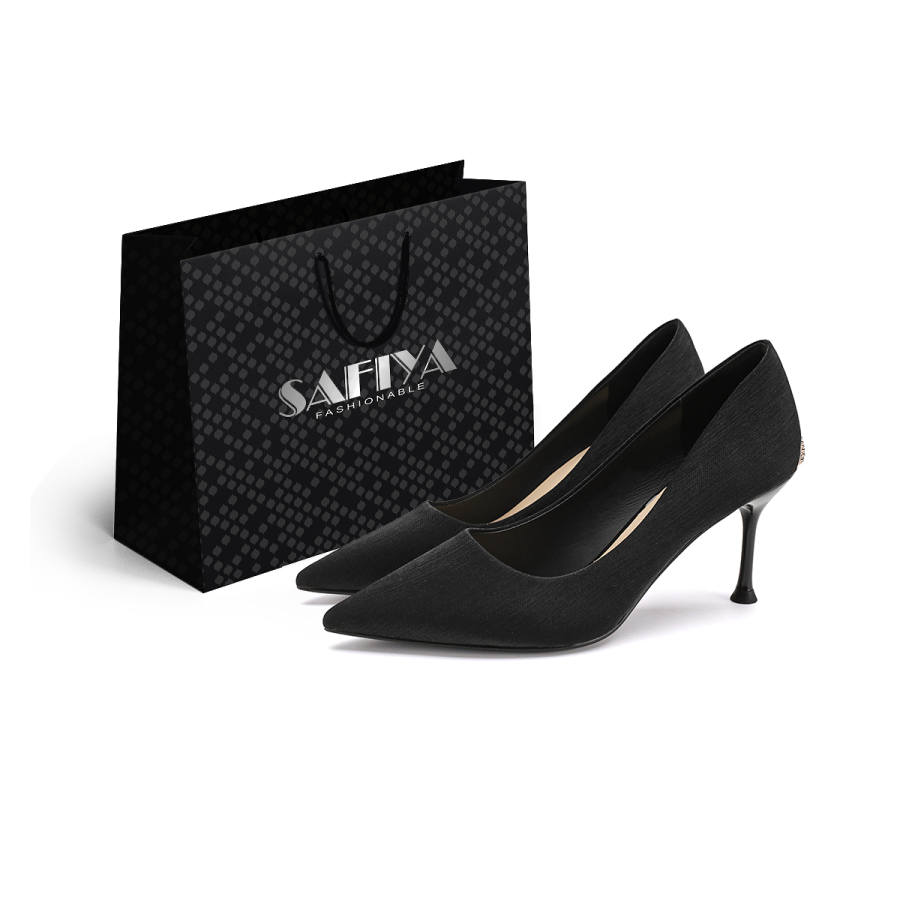 Safiya Slim Heel High Heels Women's Black