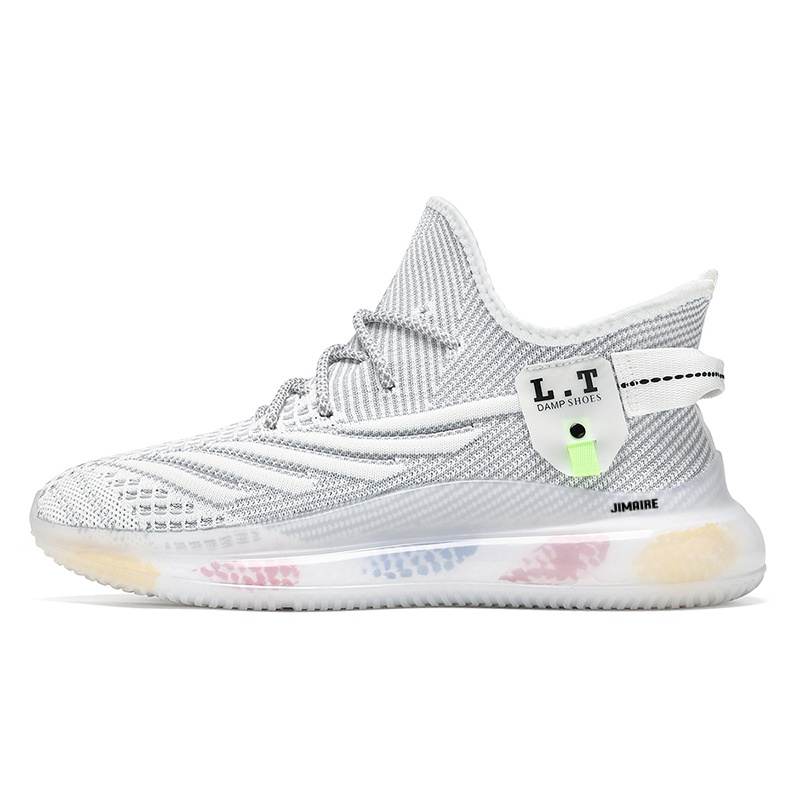 JINMAIWANG Mesh Breathable Mid top Casual Shoes Men's