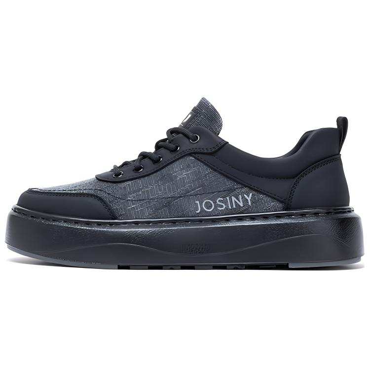 JOSINY Fabric Breathable, Waterproof, Abrasion Resistant, Cushioning, Height Increasing Low top Skateboard Shoes Men's