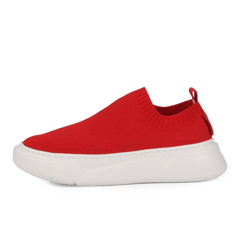 TIEKE Mesh Abrasion Resistant Breathable Abrasion Resistant Breathable Low top Casual Shoes Men's Red