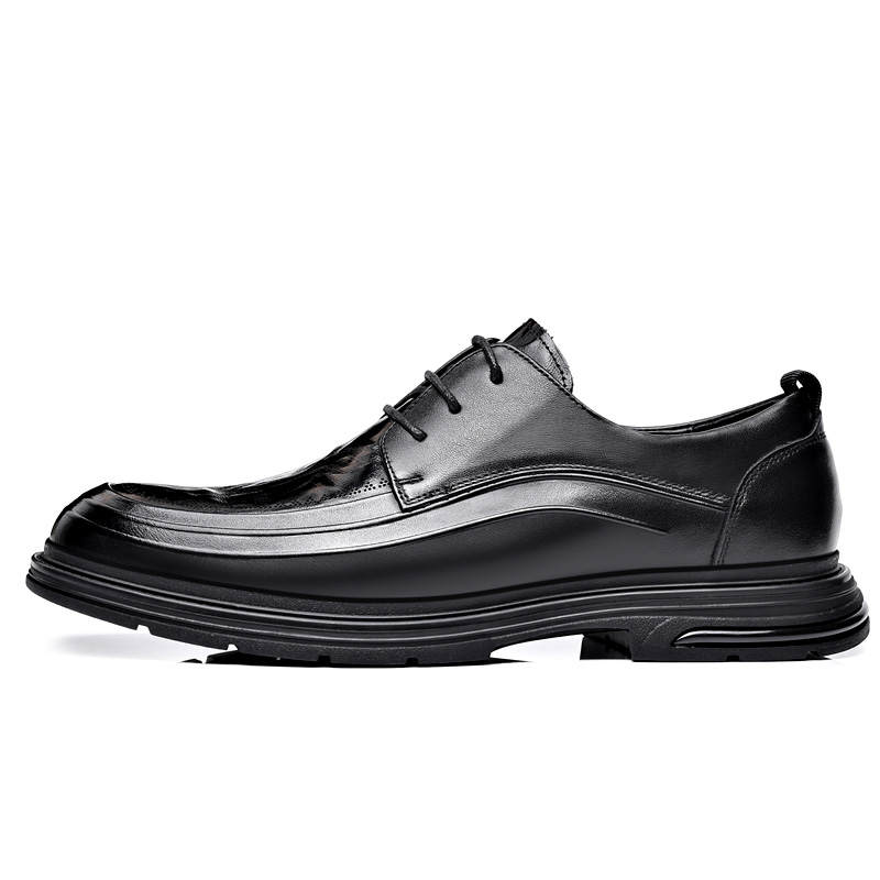 XIAOTOULANG Cow Split Leather Casual Shoes Men's