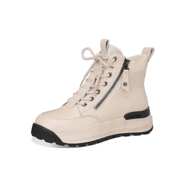 JESSICA SOPHIA Top Grain Cow Leather Thermal Height Increasing Thermal Height Increasing Short Snow Boots Women's