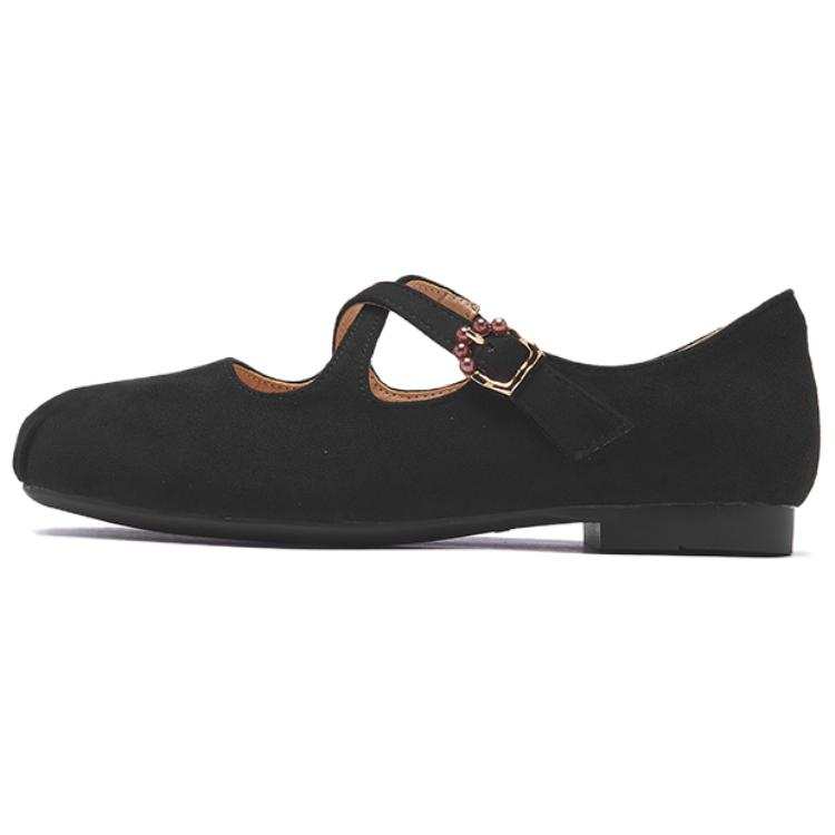 AGSDON Mary Jane Shoes Women's Brown