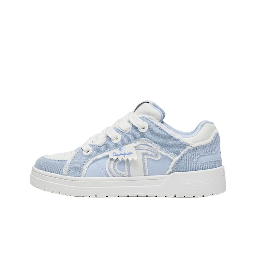 Champion Light Tear Ribbon Shoe Street Skater 1 EC Textile, Synthetic Leather Low top Skateboard Shoes Unisex