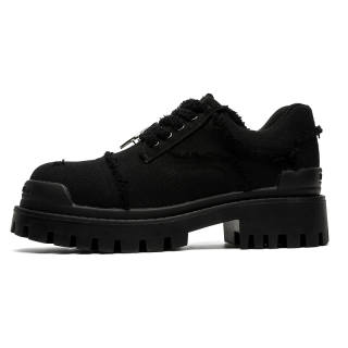 KUNGFUDEER Canvas Abrasion Resistant Height Increasing Abrasion Resistant Height Increasing Low top Casual Shoes Unisex