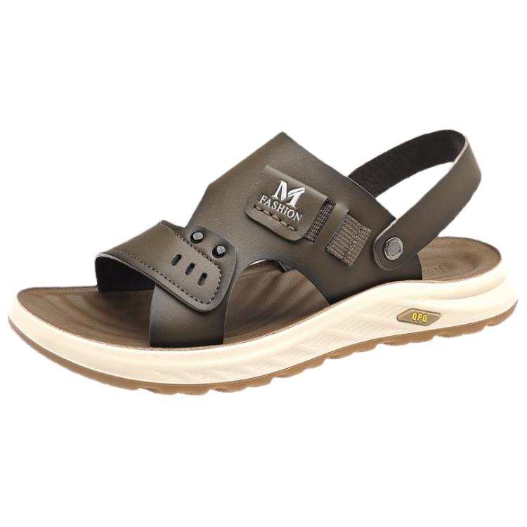 POPULAR ROUSE PR Top Grain Cow Leather Beach Sandals Men's