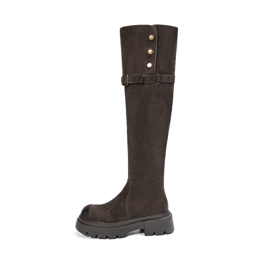 EBLAN EBLAN Knee high Boots Women's Umber