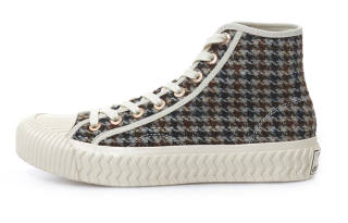 Excelsior Cookie Shoes Official HARRIS TWEED Harris Tweed British Style Platform