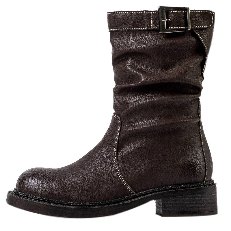 MIAOLV Fabric Ankle Boots 4.5cm Women's