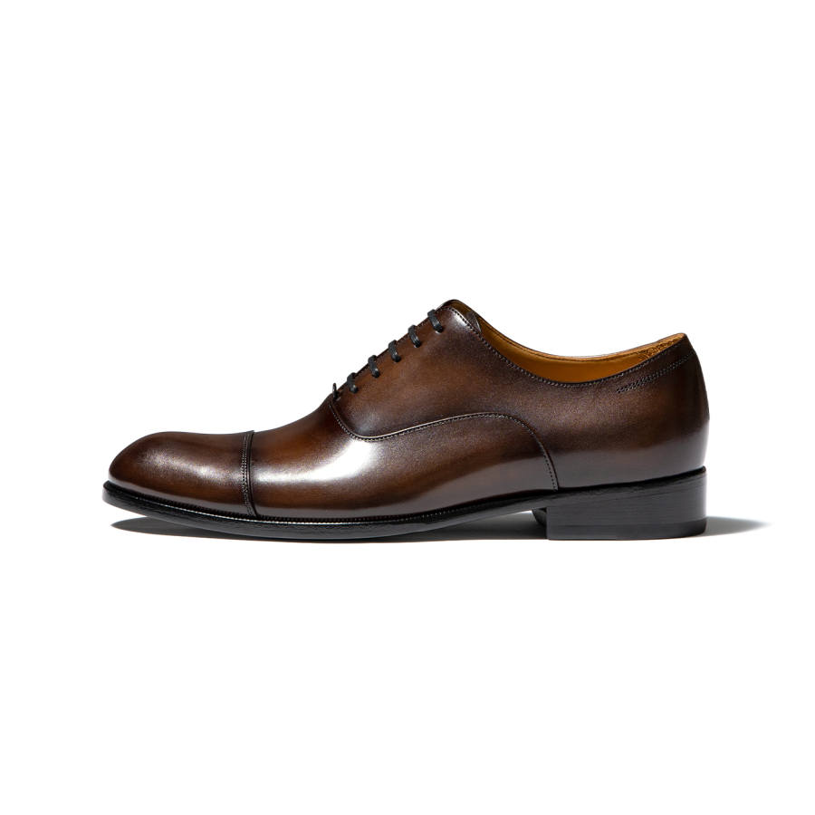 TRUFFAUT Vintage Handcrafted Polished Oxford Shoes Top Grain Cow Leather Dress Shoes Men's