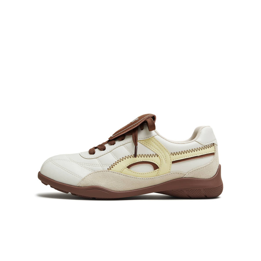 Teenmix Neon Speedster, Small Upturned Toe German Army Trainers Og White Urban Techwear Ballet Shoes