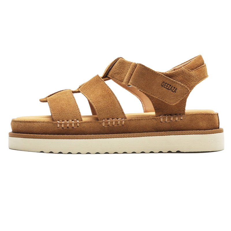LUOMENG LUOMENG Beach Sandals Unisex Chestnut, Black, Apricot