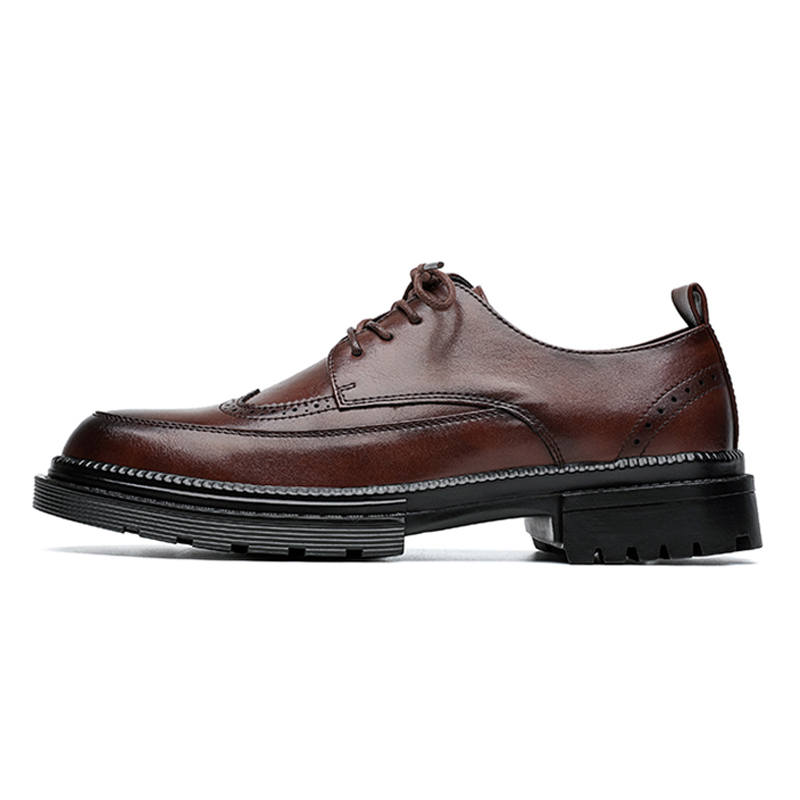 SHUPATE Men's Casual Shoes Men's Low Top Black/Brown