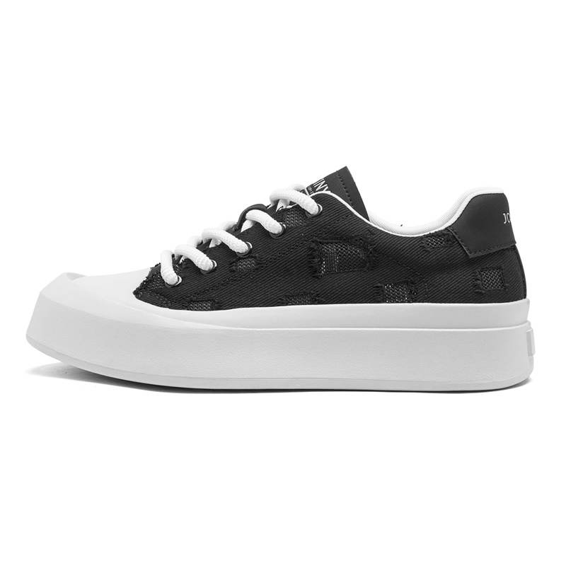 JOSINY Slip Resistant Cushioning Abrasion Resistant Balance Breathable Height Increasing Low top Skateboard Shoes Men's