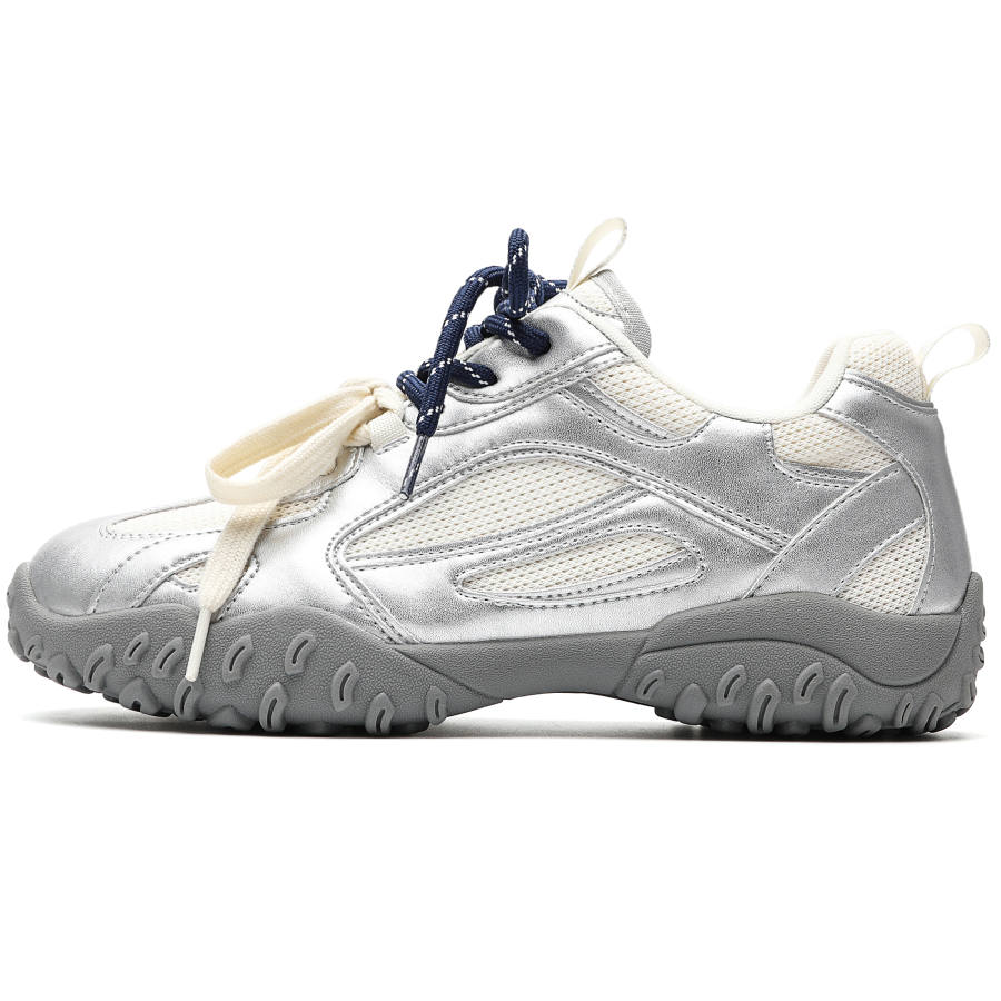MVA Balance Abrasion Resistant Lightweight Breathable Low top Casual Shoes Women's Silver