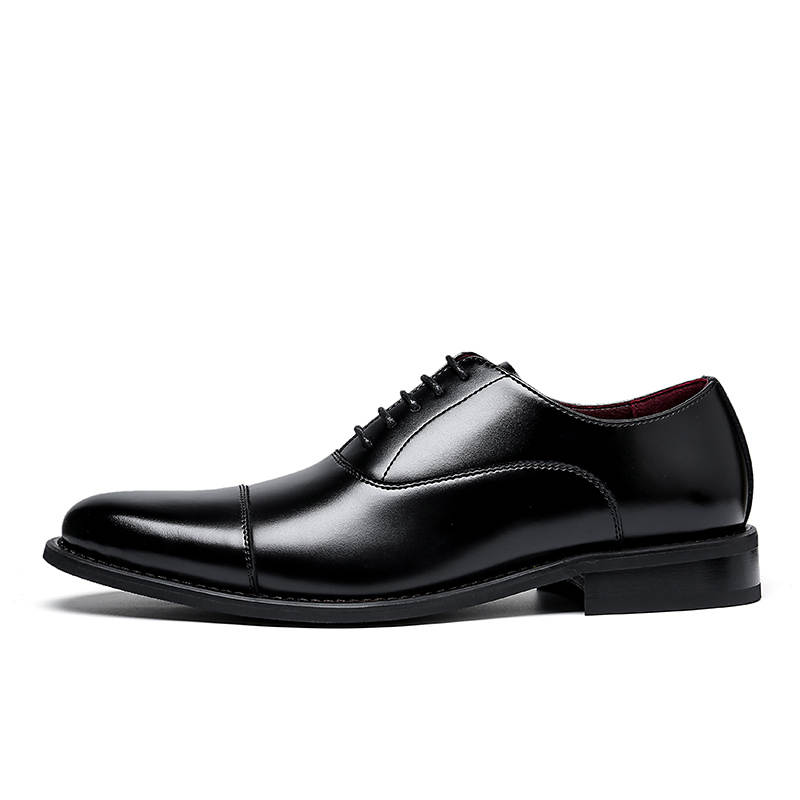 BAILUNHAN Dress Shoes Men's Low Top Brown, Black