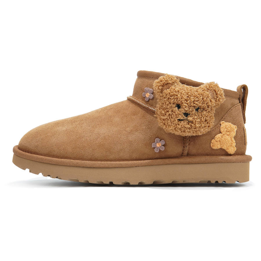 UGG UGG CLASSIC MINI Ankle Length Snow Boots Women's Chestnut Brown