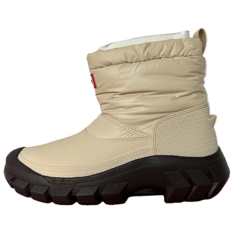 HUNTER HUNTER Short Snow Boots Women's Beige Yellow