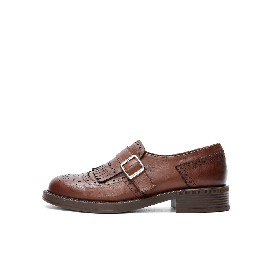 PT'SON Loafers Women's Coffee/Dark Coffee/Black